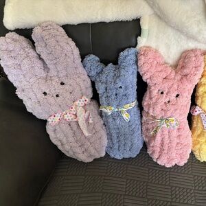 Plush Peeps! - Pastel Pink, Blue, Lavender, Yellow